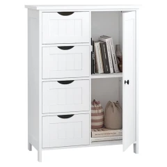 Skříňka/regál, bílá, STORMI