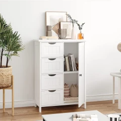 Skříňka/regál, bílá, STORMI