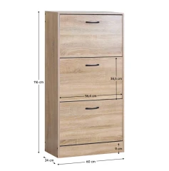 Botník, 3-řadý, dub, BOTORIA