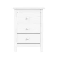 Komoda TORINO 3 zásuvky - bílá