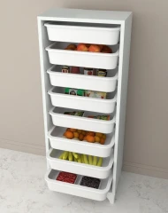 Multifunkční skříňka xali bílá