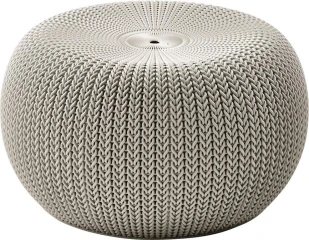 Taburet KNIT SINGLE SEAT (cozies) - písková