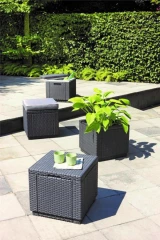 Taburet ICE CUBE - grafit