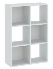 Regál 6P CARINO - bílá