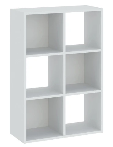 Regál 6P CARINO - bílá