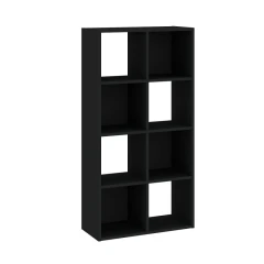 Regál vysoký 8P CARINO - černá