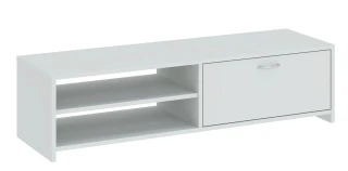 Televizní stolek 1D CARINO - bílá