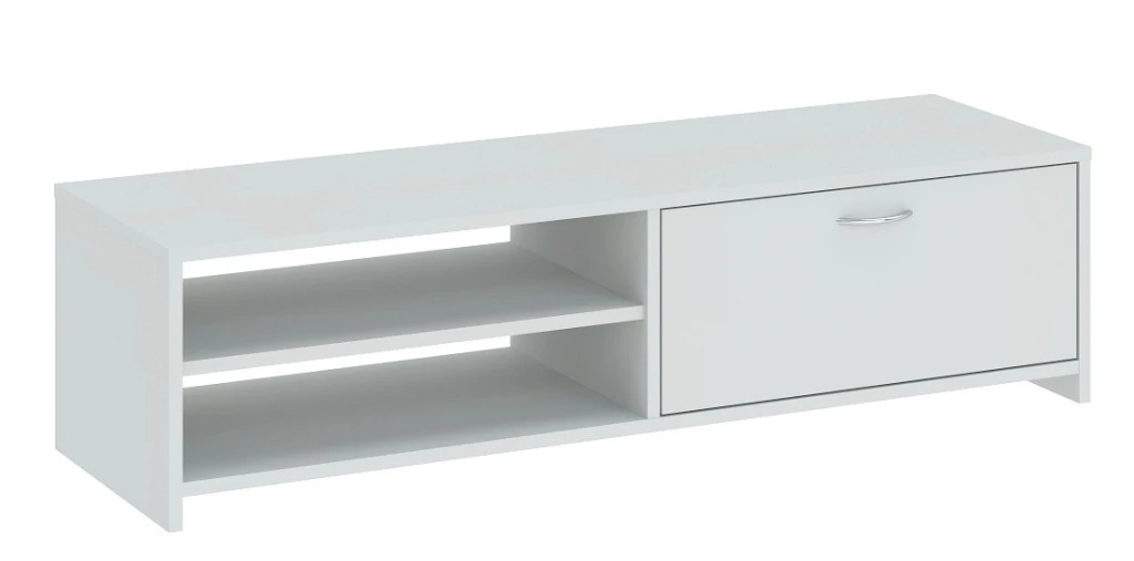 Televizní stolek 1D CARINO - bílá