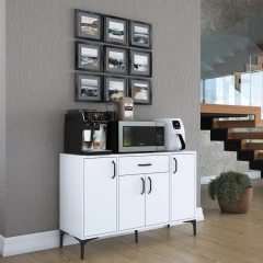 SOLARINO multifunkční skříň, bílá