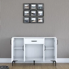 SOLARINO multifunkční skříň, bílá