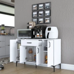 SOLARINO multifunkční skříň, bílá