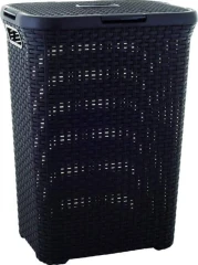 Koš na prádlo STYLE RATTAN 60L - hnědý
