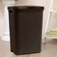 Koš na prádlo STYLE RATTAN 60L - hnědý