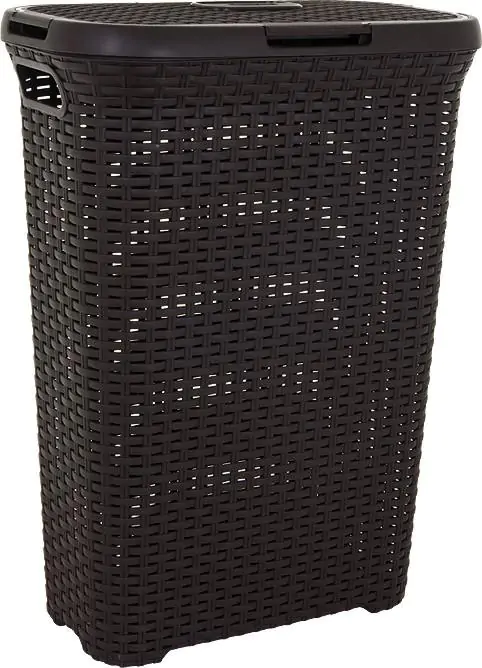 Curver Koš na prádlo STYLE RATTAN 40L - hnědý