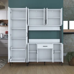 SINAGRA víceúčelová policová skříň, bílá