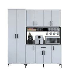 SINAGRA víceúčelová policová skříň, bílá