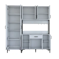 SINAGRA víceúčelová policová skříň, bílá