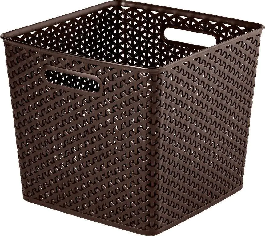 Curver Box MY STYLE SQR - tm. hnědá