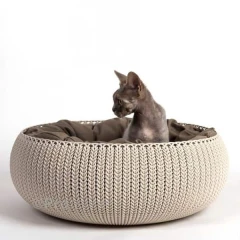 KNIT pelíšek - písková