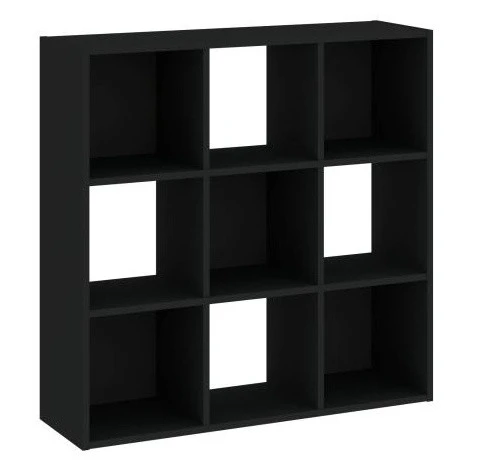 Regál vysoký 9P CARINO - černá