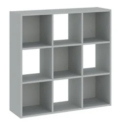 Regál vysoký 9P CARINO - šedá