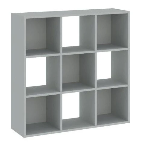 Regál vysoký 9P CARINO - šedá