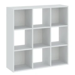 Regál vysoký 9P CARINO - bílá