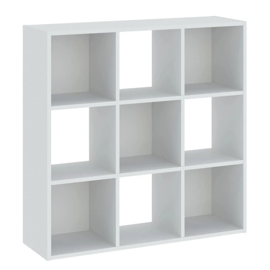 Regál vysoký 9P CARINO - bílá