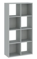 Regál vysoký 8P CARINO šedá