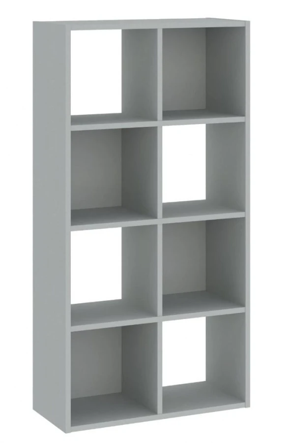 Regál vysoký 8P CARINO - šedá