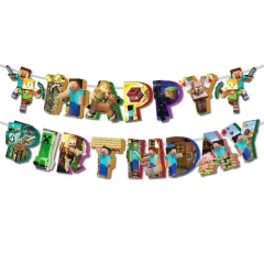 Velká narozeninová sada Minecraft 72ks