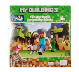 Kolekce figurek Minecraft Buildings TNT 12ks
