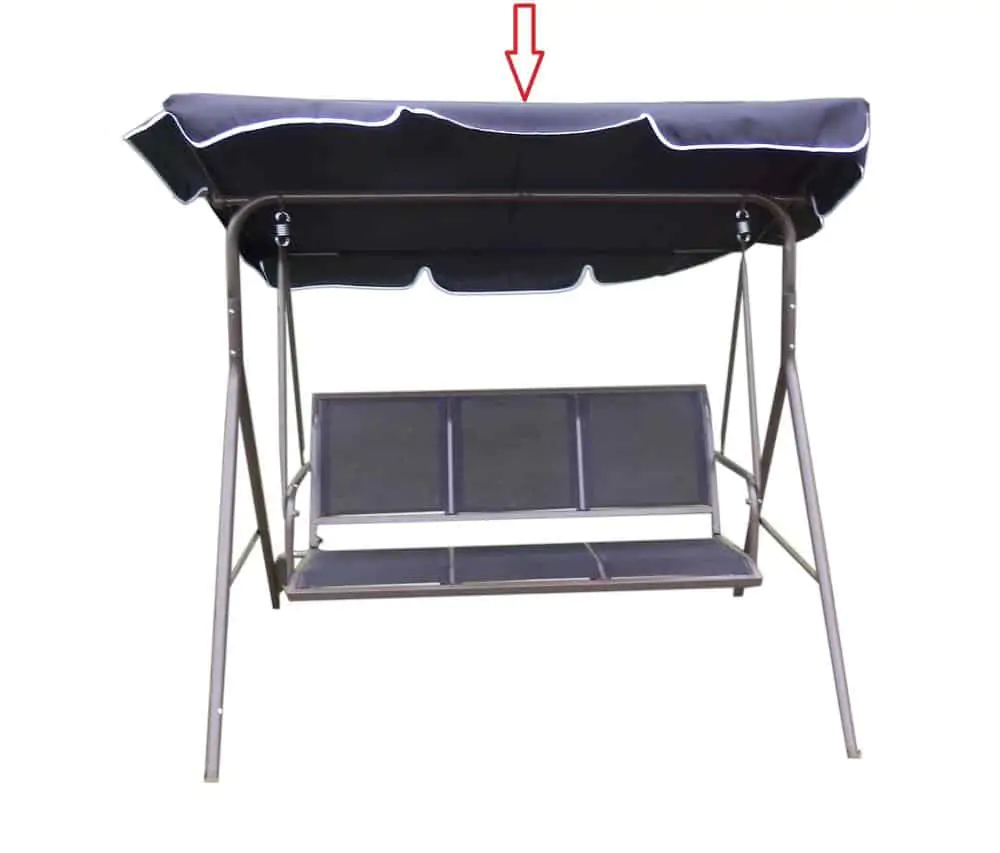 Rojaplast Stříška k houpačce COMFORT černá