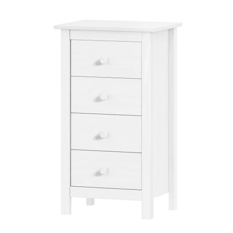Komoda 4 zásuvky TORINO - bílá