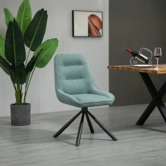 Otočná jídelní židle KANAD světle modrá