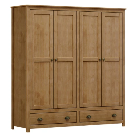 Skříň 4dveřová TOPAZIO - dub