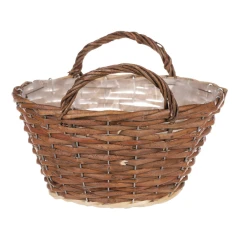 Koš proutěný - kulatý, hnědá barva, vel. L, cena za 1 ks PRN2003-L