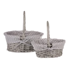 Sada proutěných košíků PRN2011 GREY