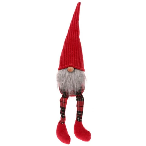 Skřítek se svítícím nosem - vánoční dekorace ANE8793