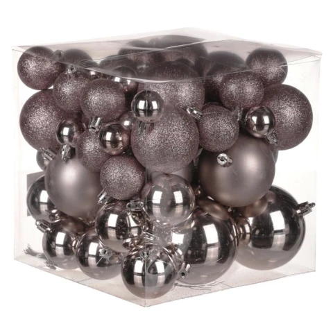 Ozdoby plastové (62 ks) VAK123-PINK