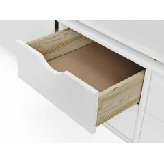 Jednolůžková postel se zásuvkami MAXIMA bílá