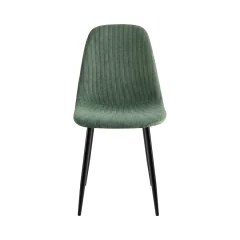 Jídelní židle AMALFI zelený manšestr