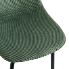 Jídelní židle AMALFI zelený manšestr