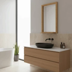 Zrcadlo AZR-B043 NAT - přírodní č.3