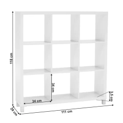 Regál TOFI NEW 5 - bílý č.2