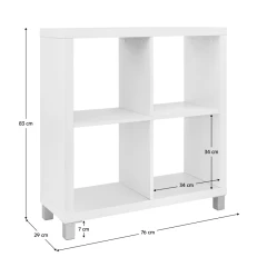Regál TOFI NEW 2 - bílý č.3
