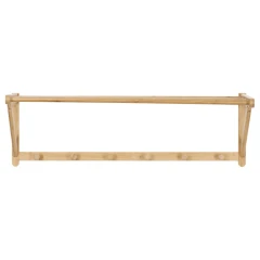 Věšák, bambus, přírodní, DR-B004 NAT
