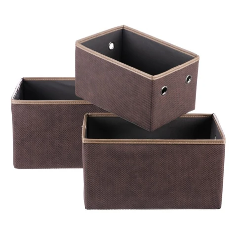 Sada látkový skládacích boxů DT3006 BRN