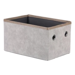 Koš látkový - skládací, cappuccino, cena za sadu 3 ks