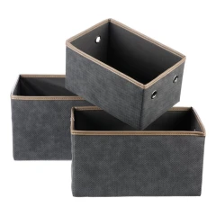 Sada látkový skládacích boxů DT3006 GREY